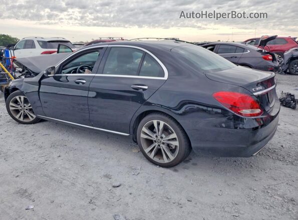 55SWF4JB2HU219912 2017 MERCEDES-BENZ C Black Rear left