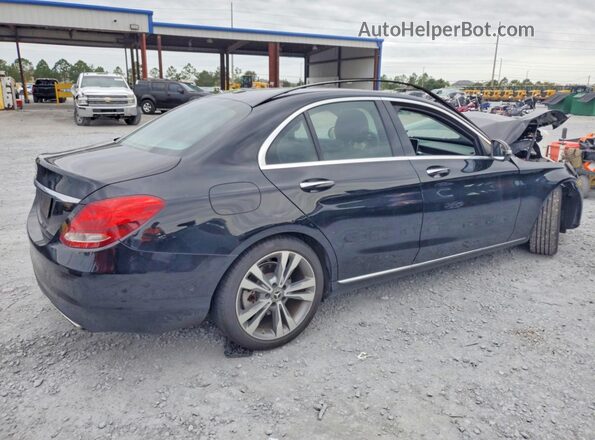 55SWF4JB2HU219912 2017 MERCEDES-BENZ C Black Rear right