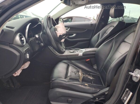 55SWF4JB2HU219912 2017 MERCEDES-BENZ C Black Front interior view
