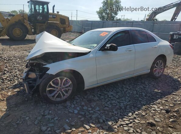 55SWF4JB2HU233681 2017 MERCEDES-BENZ C White 