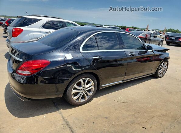 55SWF4JB2JU249482 2018 MERCEDES-BENZ C Black Rear right