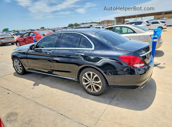 55SWF4JB2JU249482 2018 MERCEDES-BENZ C Black Rear left
