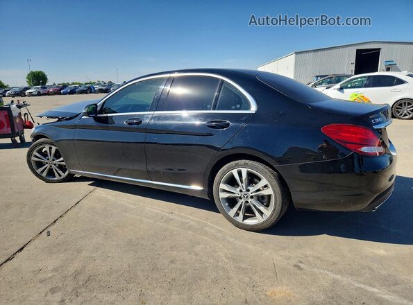 55SWF4JB2JU276181 2018 MERCEDES-BENZ C Black Հետևի ձախ