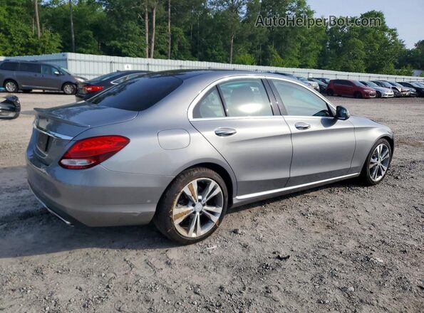 55SWF4JB3GU119462 2016 MERCEDES-BENZ C Gray Հետևի աջ