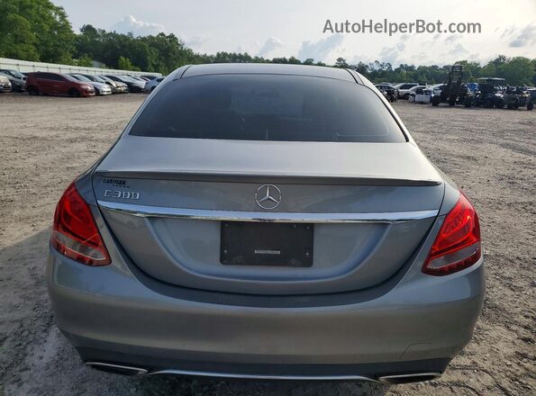 55SWF4JB3GU119462 2016 MERCEDES-BENZ C Gray Հետևի տեսք