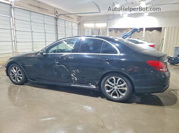 55SWF4JB3GU149139 2016 MERCEDES-BENZ C Черный Задняя левая четверть