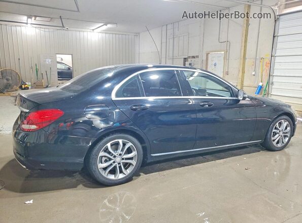 55SWF4JB3GU149139 2016 MERCEDES-BENZ C Черный Задняя правая четверть