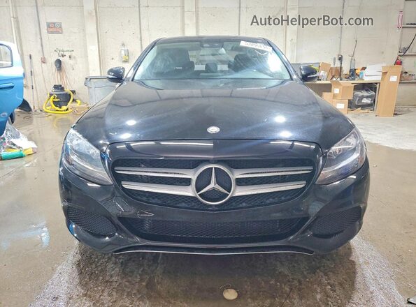 55SWF4JB3GU149139 2016 MERCEDES-BENZ C Черный Вид спереди