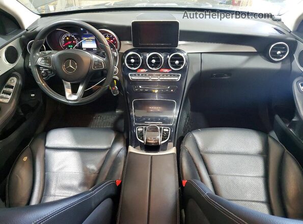 55SWF4JB3GU149139 2016 MERCEDES-BENZ C Черный Вид панели приборов