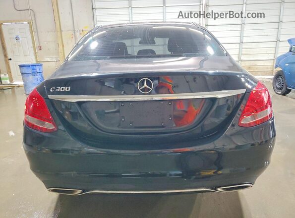 55SWF4JB3GU149139 2016 MERCEDES-BENZ C Черный Вид сзади