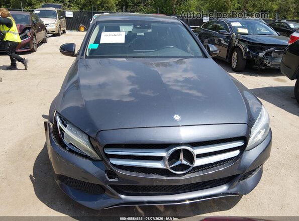 55SWF4JB3GU154437 2016 MERCEDES-BENZ C-CLASS Gray Vista del cuadro de instrumentos