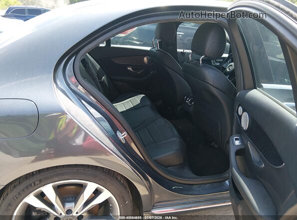 55SWF4JB3GU154437 2016 MERCEDES-BENZ C-CLASS Gray Vista de la etiqueta del VIN