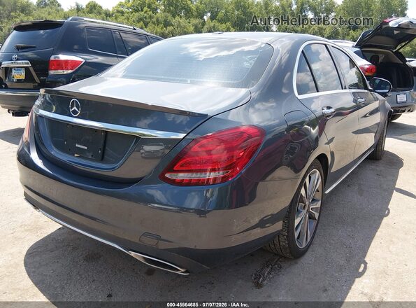55SWF4JB3GU154437 2016 MERCEDES-BENZ C-CLASS Gray Trasero derecho