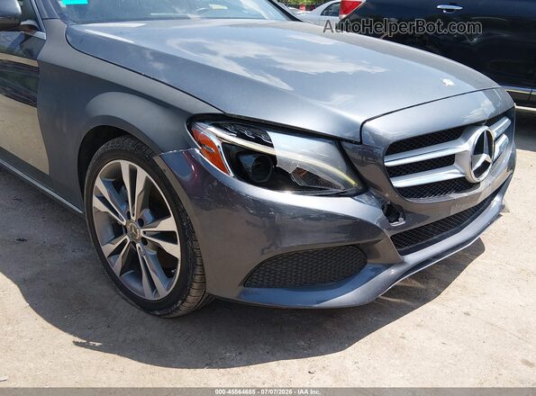 55SWF4JB3GU154437 2016 MERCEDES-BENZ C-CLASS Gray Vista frontal