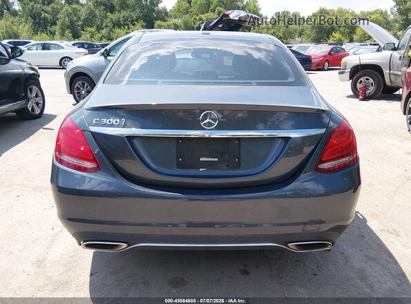 55SWF4JB3GU154437 2016 MERCEDES-BENZ C-CLASS Gray 