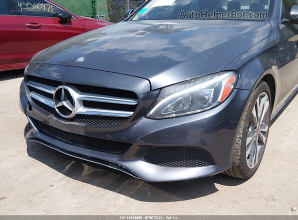 55SWF4JB3GU154437 2016 MERCEDES-BENZ C-CLASS Gray 