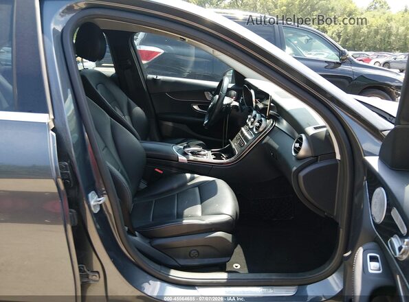 55SWF4JB3GU154437 2016 MERCEDES-BENZ C-CLASS Gray Vista interior delantera