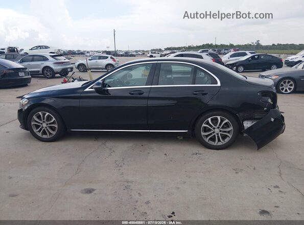 55SWF4JB3GU176728 2016 MERCEDES-BENZ C-CLASS Black Widok wnętrza 360 stopni