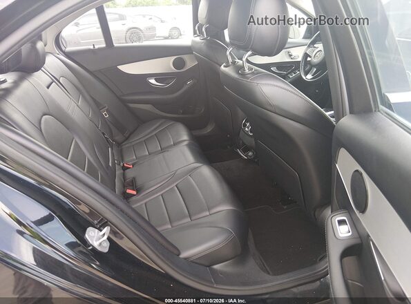 55SWF4JB3GU176728 2016 MERCEDES-BENZ C-CLASS Black Widok naklejki z numerem VIN