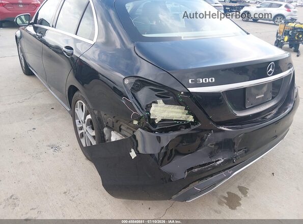 55SWF4JB3GU176728 2016 MERCEDES-BENZ C-CLASS Black Widok z przodu