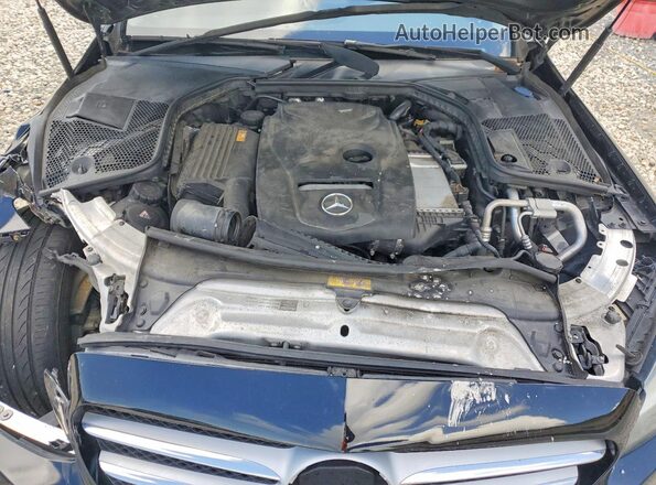 55SWF4JB3HU200026 2017 MERCEDES-BENZ C Black Widok wnętrza z tyłu