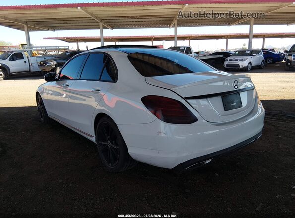 55SWF4JB3HU211608 2017 MERCEDES-BENZ C-CLASS White Հետևի ձախ