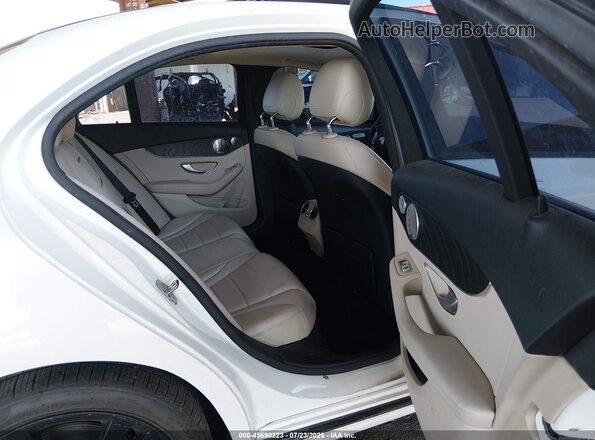 55SWF4JB3HU211608 2017 MERCEDES-BENZ C-CLASS White Widok naklejki z numerem VIN