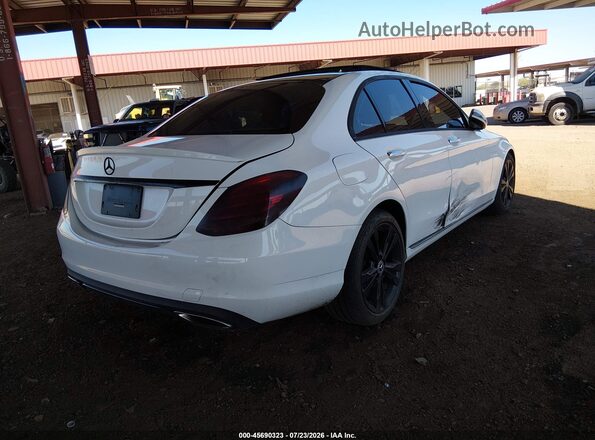 55SWF4JB3HU211608 2017 MERCEDES-BENZ C-CLASS White Հետևի աջ