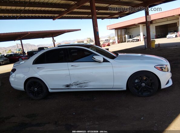 55SWF4JB3HU211608 2017 MERCEDES-BENZ C-CLASS White Դիմացի տեսք