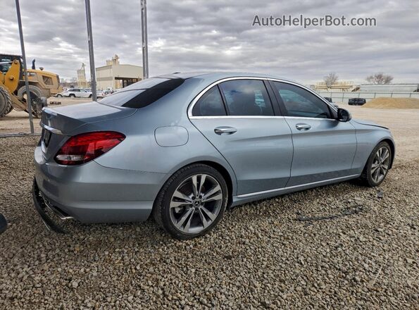 55SWF4JB3JU243822 2018 MERCEDES-BENZ C Blue Rear right