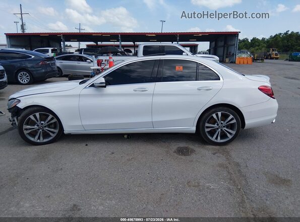 55SWF4JB3JU245134 2018 MERCEDES-BENZ C-CLASS White Панорамний вид салону 360°