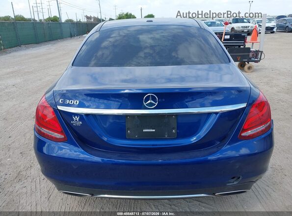 55SWF4JB3JU252469 2018 MERCEDES-BENZ C-CLASS Blue 