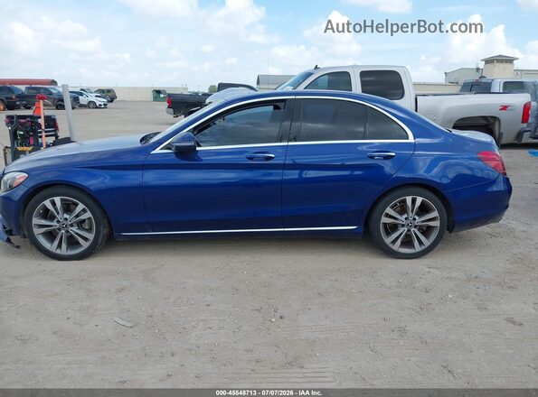 55SWF4JB3JU252469 2018 MERCEDES-BENZ C-CLASS Blue Vista interior trasera