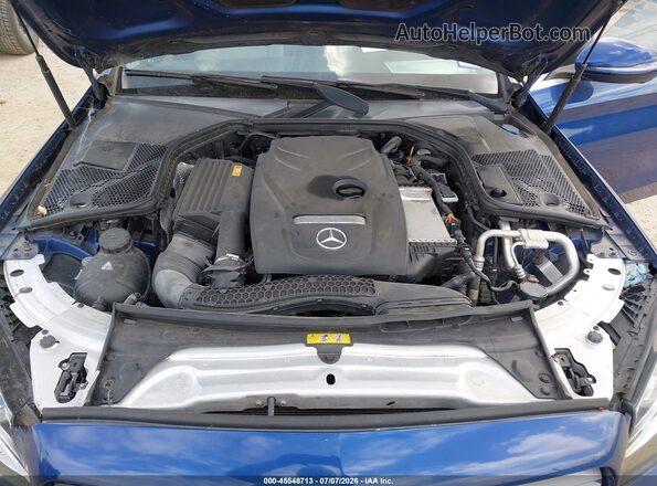 55SWF4JB3JU252469 2018 MERCEDES-BENZ C-CLASS Blue Vista trasera