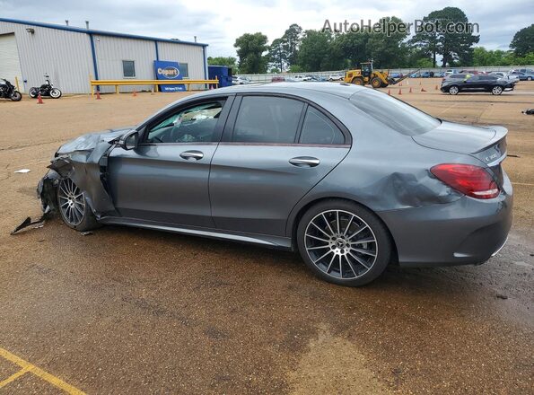 55SWF4JB3JU253508 2018 MERCEDES-BENZ C Gray უკანა მარცხენა