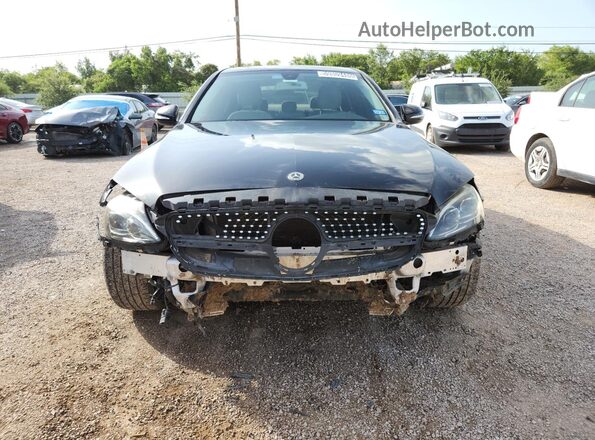 55SWF4JB3JU266713 2018 MERCEDES-BENZ C Black Widok naklejki z numerem VIN