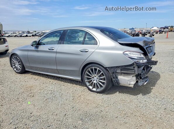 55SWF4JB4GU145066 2016 MERCEDES-BENZ C Gray Հետևի ձախ