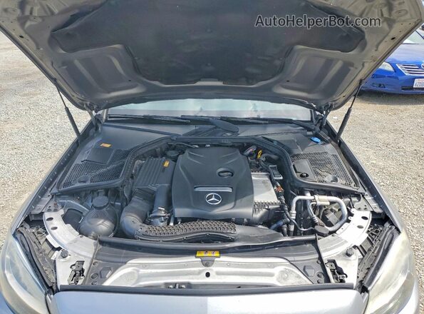55SWF4JB4GU145066 2016 MERCEDES-BENZ C Gray Սալոնի հետևի տեսք