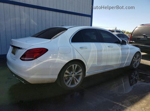 55SWF4JB4GU161719 2016 MERCEDES-BENZ C White Հետևի աջ