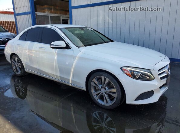 55SWF4JB4GU161719 2016 MERCEDES-BENZ C White Առջևի աջ