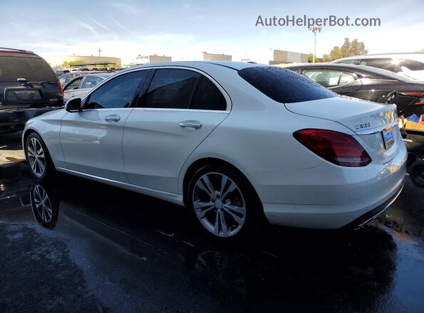 55SWF4JB4GU161719 2016 MERCEDES-BENZ C White Հետևի ձախ