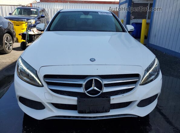 55SWF4JB4GU161719 2016 MERCEDES-BENZ C White 