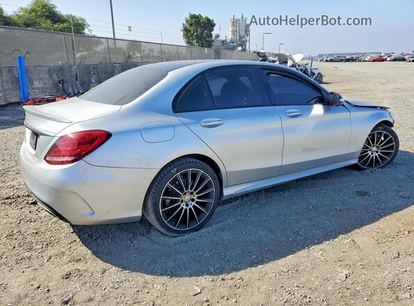 55SWF4JB4GU171196 2016 MERCEDES-BENZ C Silver უკანა მარჯვენა