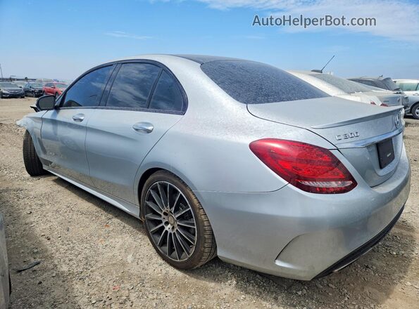 55SWF4JB4GU171196 2016 MERCEDES-BENZ C Silver უკანა მარცხენა