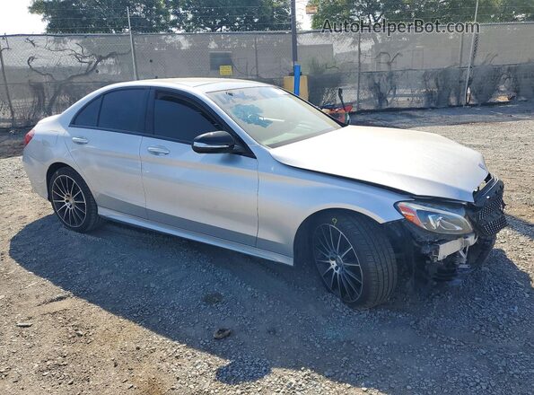 55SWF4JB4GU171196 2016 MERCEDES-BENZ C Silver წინა მარჯვენა