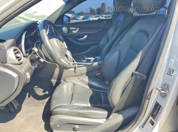55SWF4JB4GU171196 2016 MERCEDES-BENZ C Silver წინა სალონის ხედი