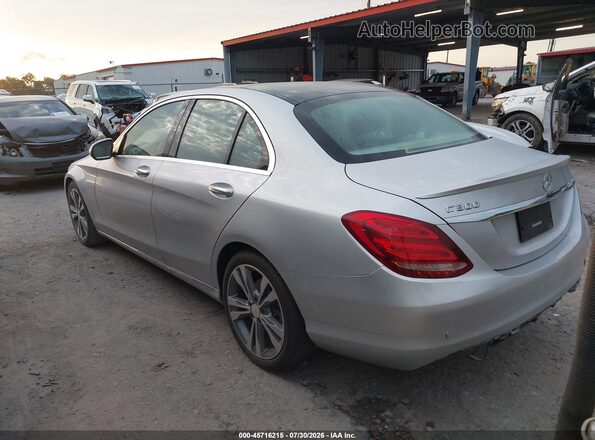 55SWF4JB4GU178004 2016 MERCEDES-BENZ C-CLASS Silver Հետևի ձախ