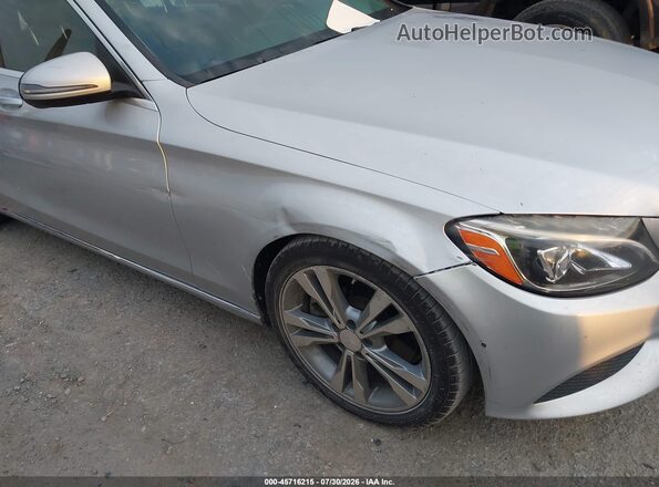 55SWF4JB4GU178004 2016 MERCEDES-BENZ C-CLASS Silver Դիմացի տեսք