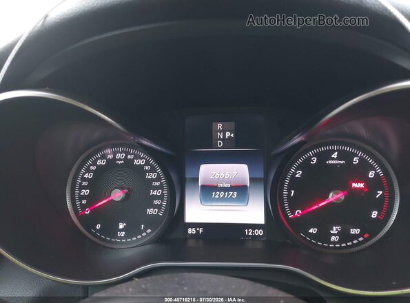 55SWF4JB4GU178004 2016 MERCEDES-BENZ C-CLASS Silver Հետևի նստատեղերի տեսք