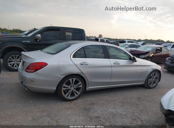 55SWF4JB4GU178004 2016 MERCEDES-BENZ C-CLASS Silver Սալոնի հետևի տեսք